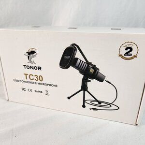 Tonor TC30 USB Condenser Microphone NEW Plug and Play Boxed Fast Ship